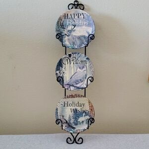 Holiday Wishes Decorative Wall Plates
